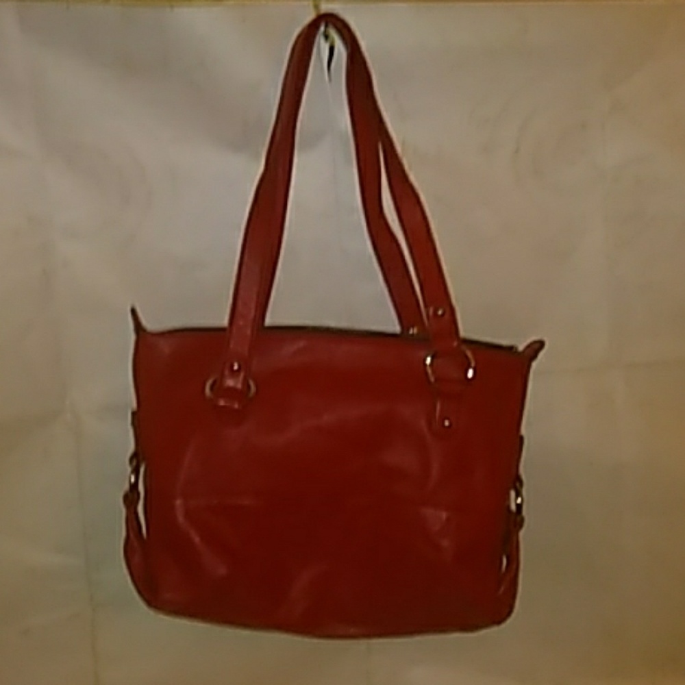 Ili New York genuine red leather purse